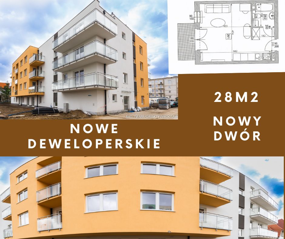 Mieszkanie 1-pokojowe Wrocław Nowy Dwór, ul. Rogowska
