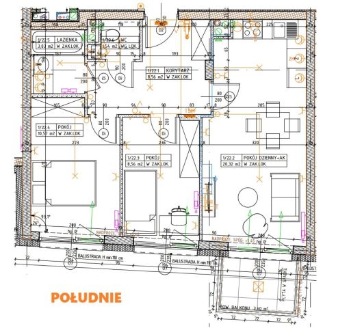 Mieszkanie 3-pokojowe Lublin Śródmieście. Zdjęcie 1