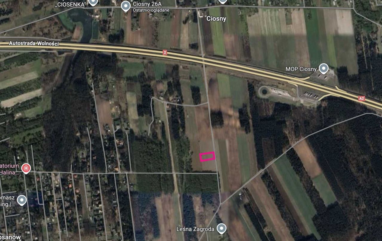 Działka rolna Rosanów, ul. Napoleona. Zdjęcie 2