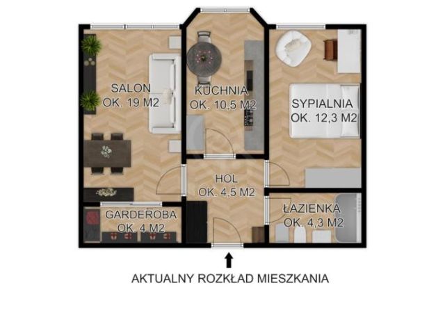 Mieszkanie 2-pokojowe Wrocław, ul. Zgodna. Zdjęcie 16