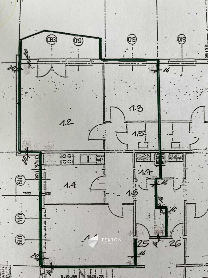 Mieszkanie 3-pokojowe Kraków Nowa Huta. Zdjęcie 12