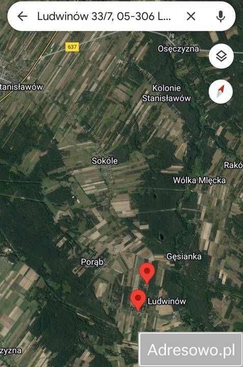 Działka budowlana Ludwinów. Zdjęcie 3