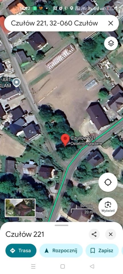 Działka budowlana Czułów