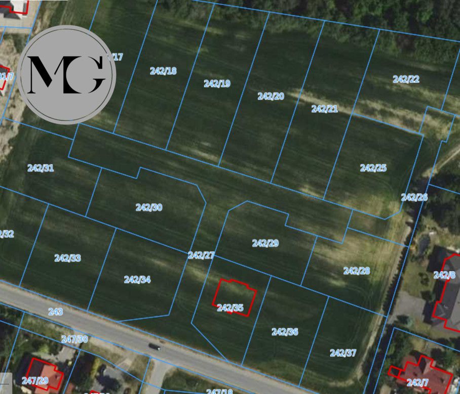 Działka budowlana Niemcz, ul. Kolonijna. Zdjęcie 1