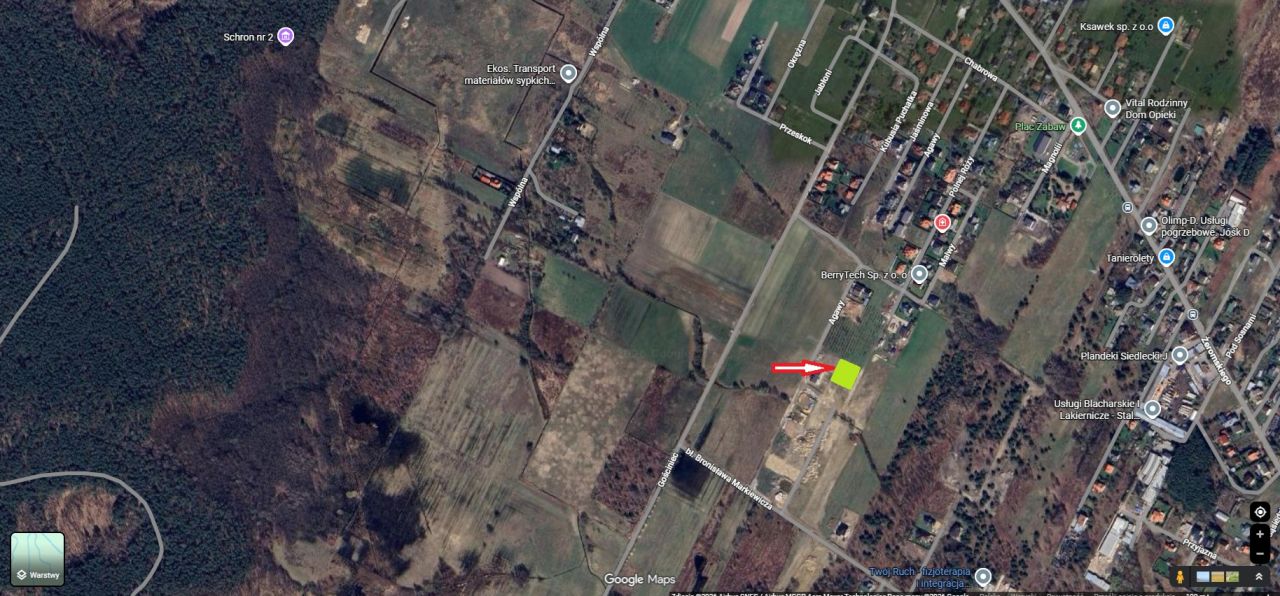 Działka budowlana Słupno, ul. Polnej Róży. Zdjęcie 6