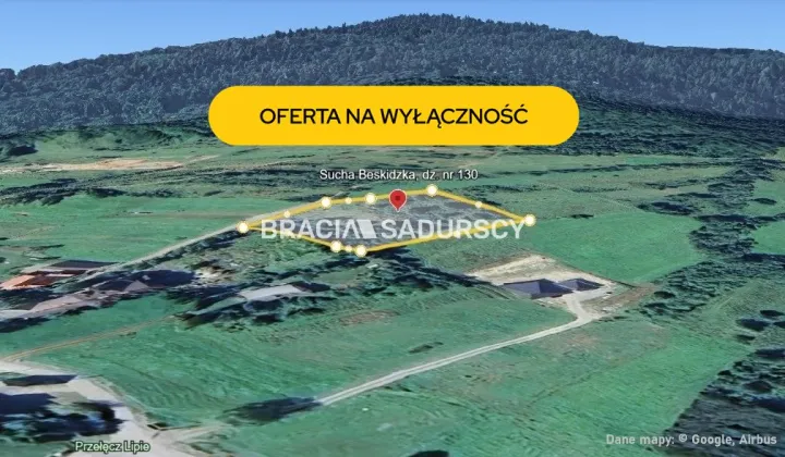 Działka budowlana Sucha Beskidzka