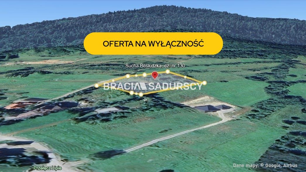 Działka budowlana Sucha Beskidzka. Zdjęcie 1