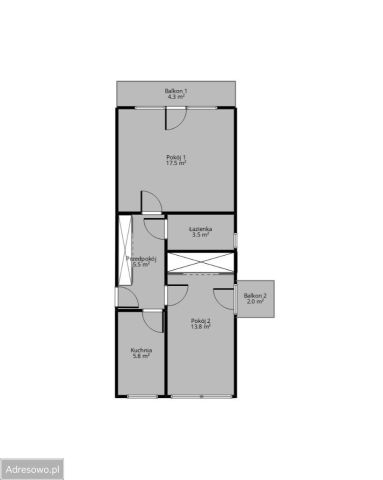 Mieszkanie 2-pokojowe Warszawa Mokotów, ul. Puławska. Zdjęcie 1