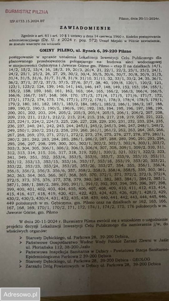 Działka budowlana Gębiczyna. Zdjęcie 4