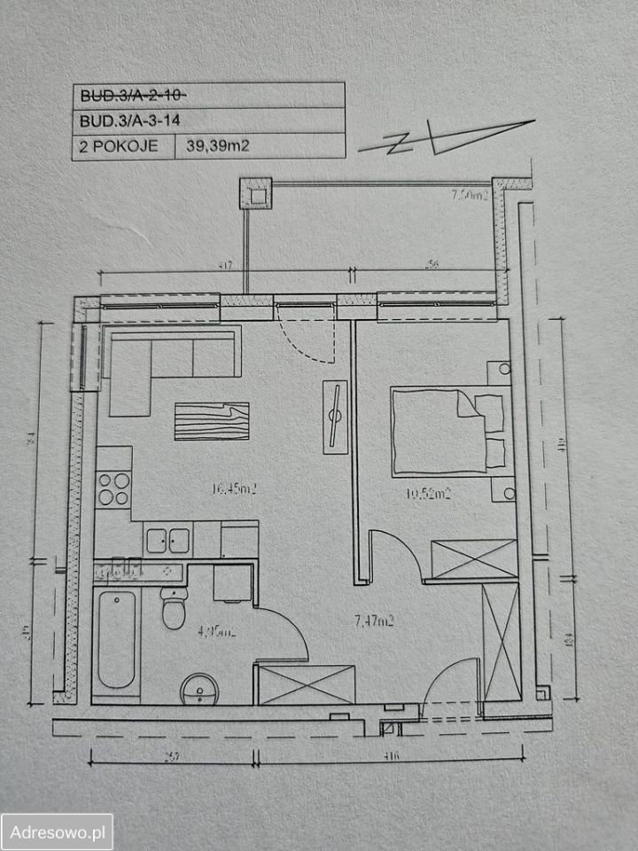 Mieszkanie 2-pokojowe Gorzów Wielkopolski Górczyn, ul. Franciszka Walczaka