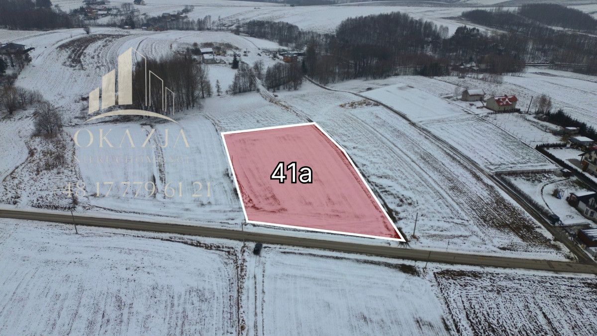 Działka inwestycyjna Niechobrz. Zdjęcie 1