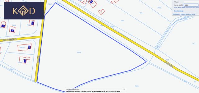 Działka inwestycyjna Murowana Goślina, ul. Bernarda Kłosa. Zdjęcie 2