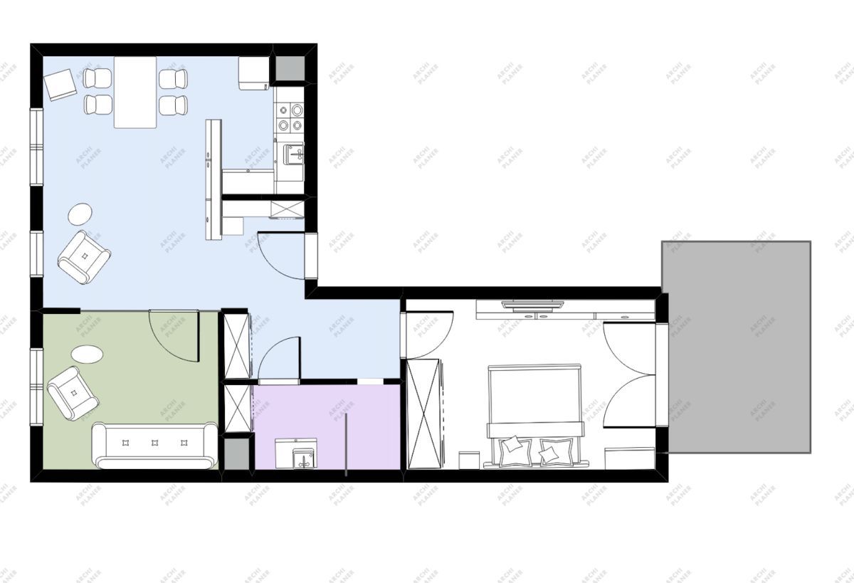 Mieszkanie 3-pokojowe Warszawa Praga, ul. Stefana Okrzei. Zdjęcie 22
