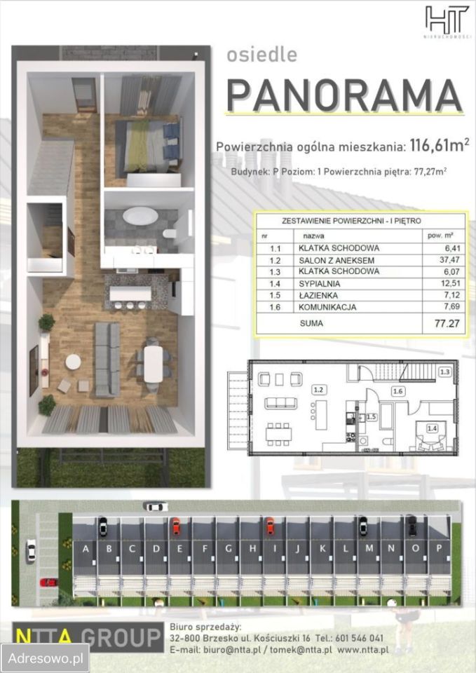 Mieszkanie 4-pokojowe Brzesko, ul. Rubinowa. Zdjęcie 13