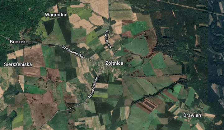 Działka inwestycyjna Żółtnica