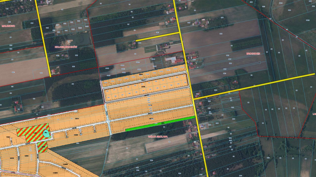 Działka budowlana Wólka Smolana. Zdjęcie 4