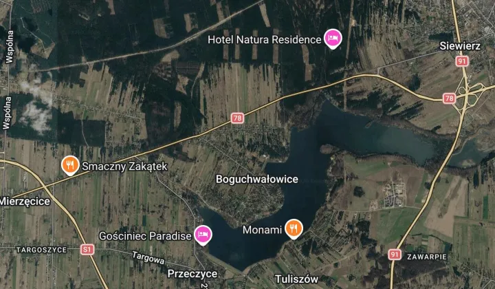 Działka budowlana Boguchwałowice, ul. Parkowa