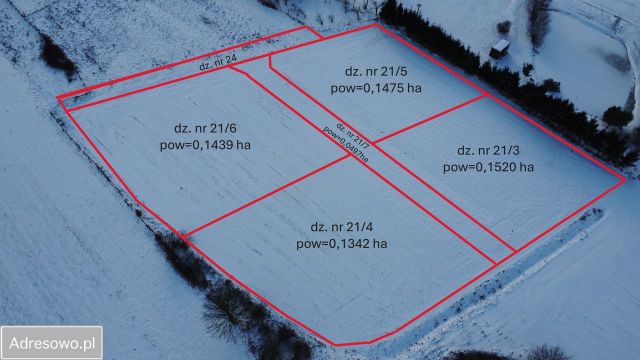Działka rolno-budowlana Kiełpinko. Zdjęcie 1