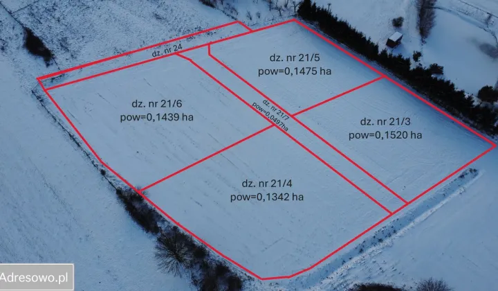 Działka rolno-budowlana Kiełpinko