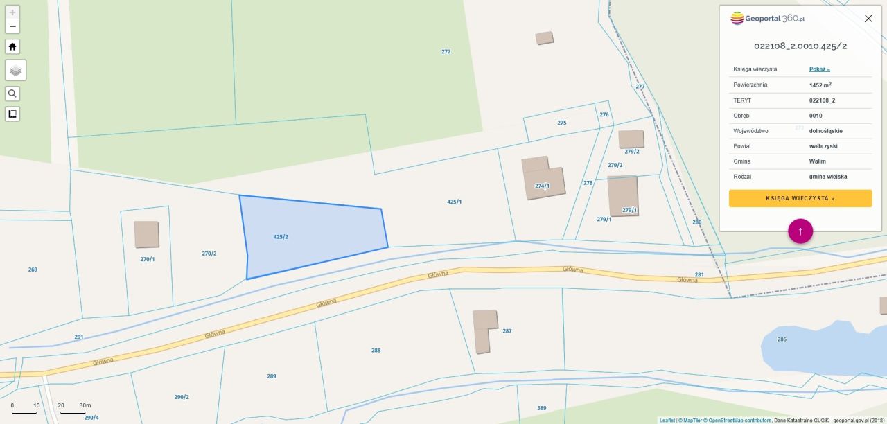 Działka budowlana Zagórze Śląskie, ul. Główna. Zdjęcie 3