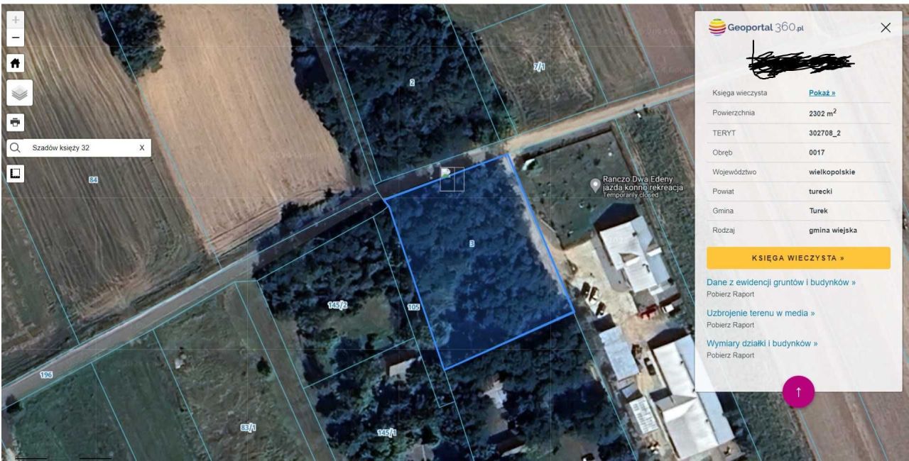 Działka budowlana Szadów Księży