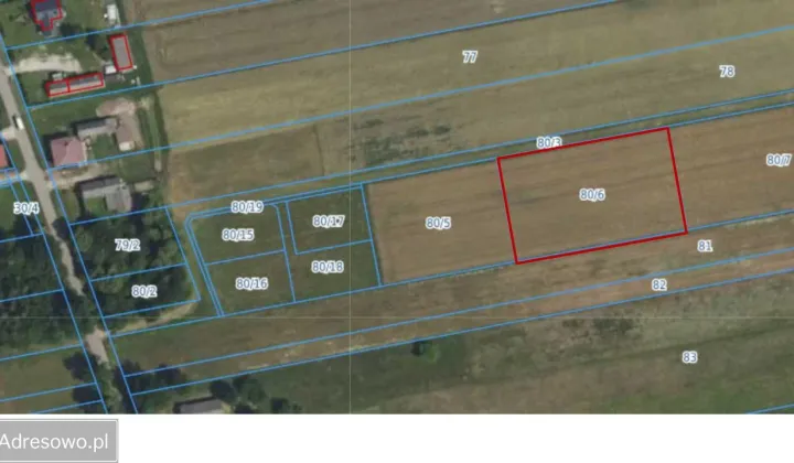 Działka rolna Zadębie