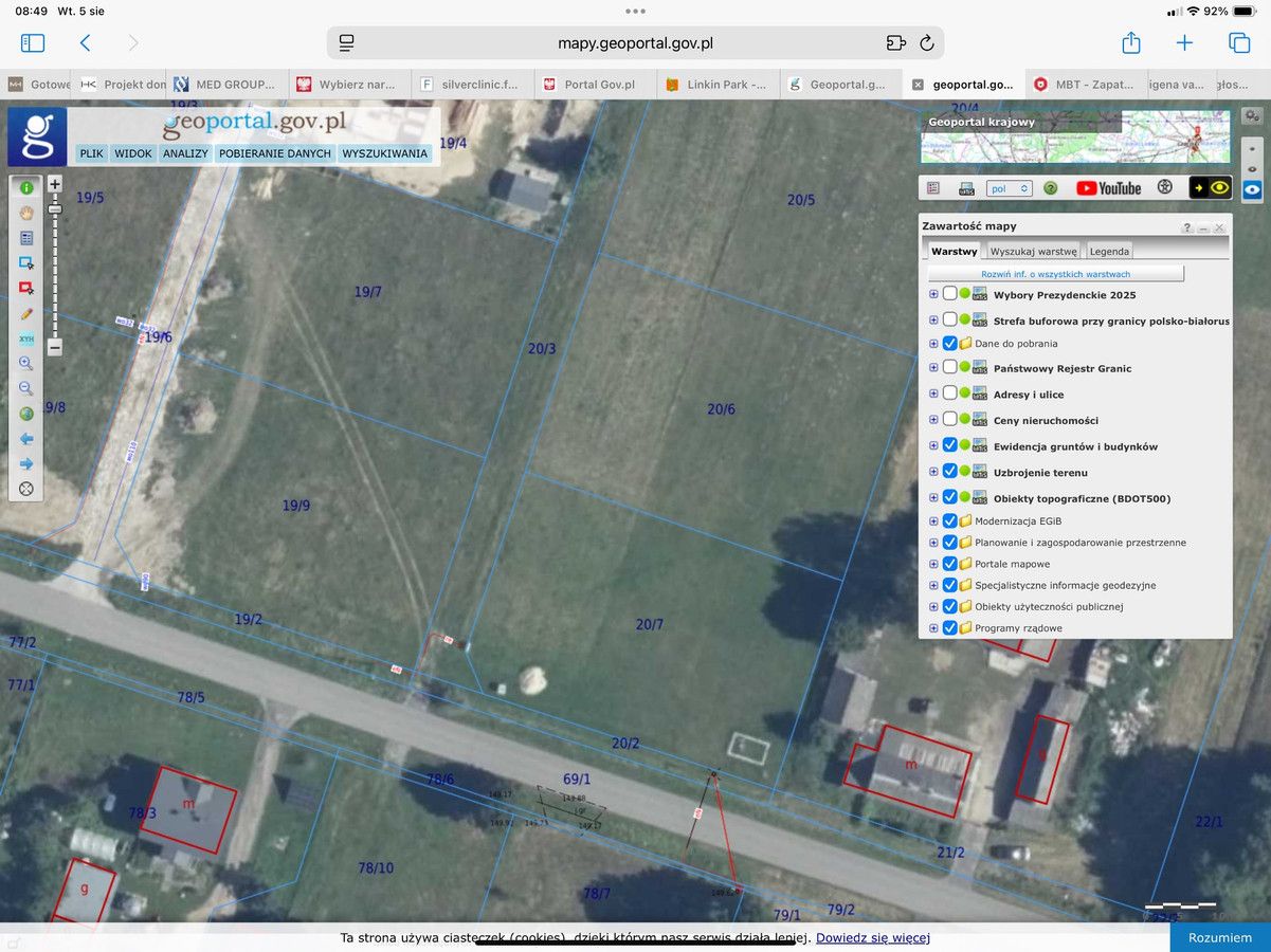 Działka budowlana Stare Krasnodęby. Zdjęcie 2
