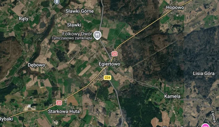 Działka budowlana Egiertowo