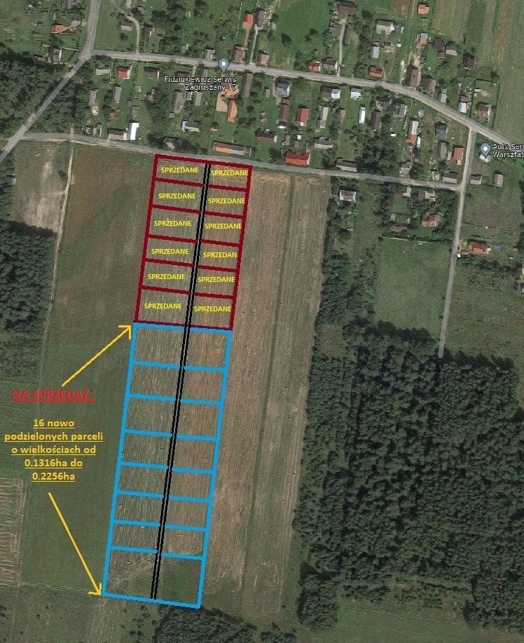 Działka budowlana Zagruszany. Zdjęcie 2