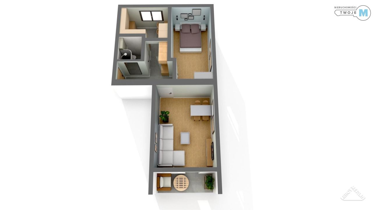 Mieszkanie 2-pokojowe Kielce Centrum, ul. Jurija Gagarina. Zdjęcie 14