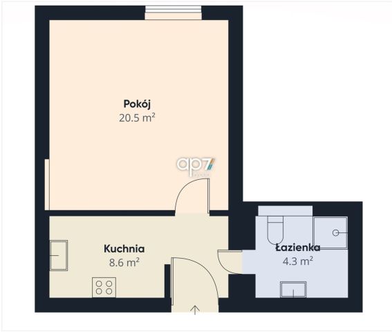 Mieszkanie 1-pokojowe Kraków Stare Miasto, ul. Garbarska. Zdjęcie 17