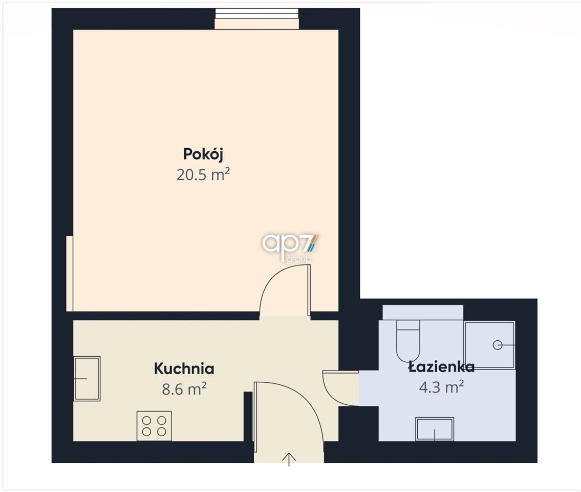 Mieszkanie 1-pokojowe Kraków Stare Miasto, ul. Garbarska. Zdjęcie 17