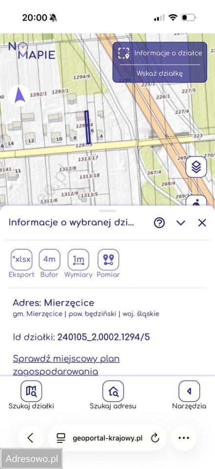 Działka budowlana Mierzęcice, ul. Głowackiego. Zdjęcie 6