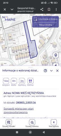 Działka budowlana Nowa Wieś Kętrzyńska. Zdjęcie 1