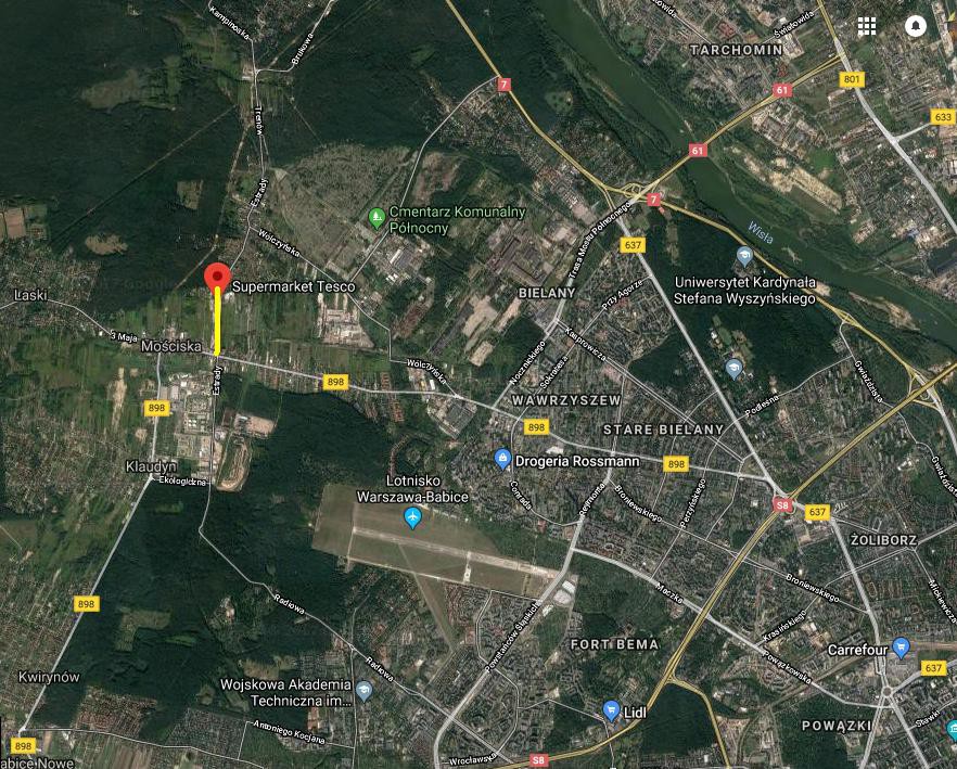 Działka budowlana Mościska, ul. Estrady