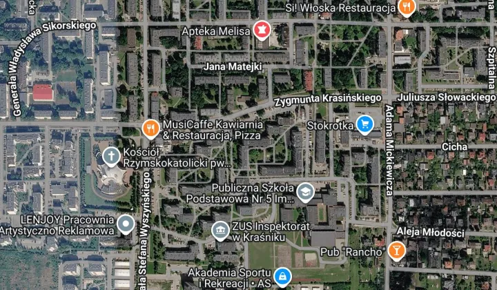 Mieszkanie 2-pokojowe Kraśnik Kraśnik Fabryczny, ul. Zygmunta Krasińskiego