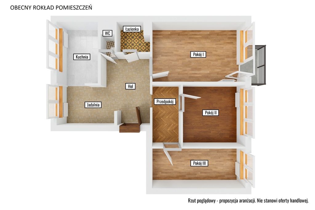 Mieszkanie 3-pokojowe Błonie, ul. Marszałka Józefa Piłsudskiego. Zdjęcie 31