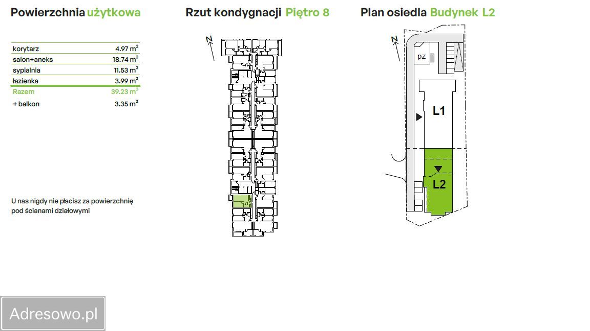 Mieszkanie 2-pokojowe Wrocław Popowice, ul. Legnicka. Zdjęcie 6