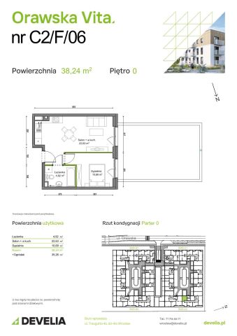 Mieszkanie 2-pokojowe Wrocław Ołtaszyn, ul. Orawska. Zdjęcie 8