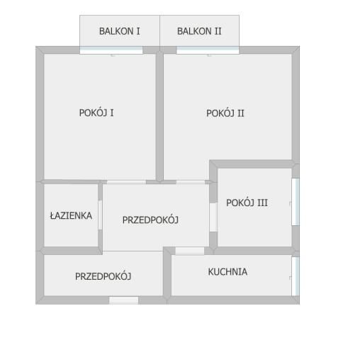 Mieszkanie 3-pokojowe Kraków Bieńczyce, os. Kazimierzowskie. Zdjęcie 8