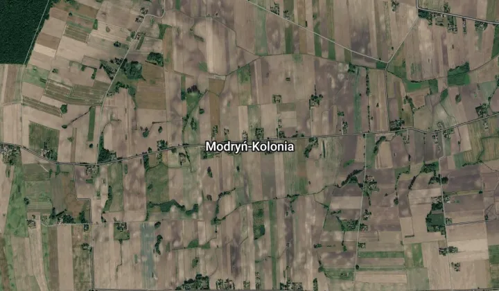 Działka rolna Modryń-Kolonia