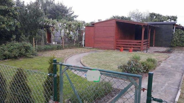 Działka rod Leszno Leszczynko, ul. Dożynkowa. Zdjęcie 1