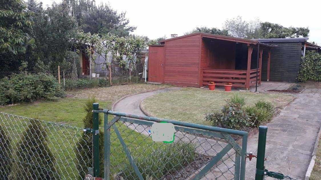 Działka rod Leszno Leszczynko, ul. Dożynkowa. Zdjęcie 1