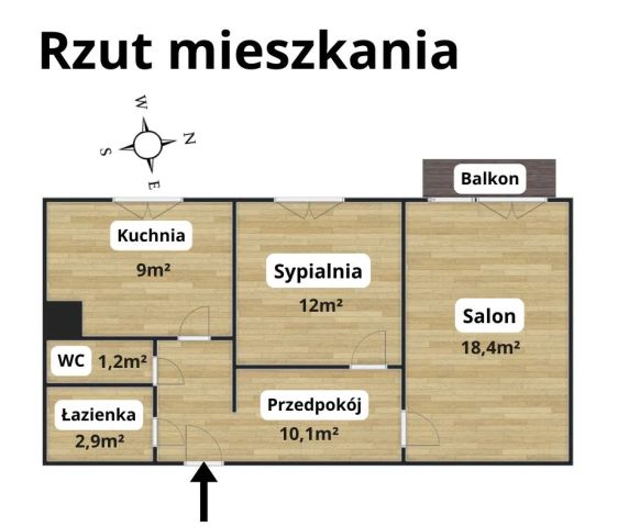 Mieszkanie 2-pokojowe Bydgoszcz Fordon, ul. Macieja Rataja. Zdjęcie 17