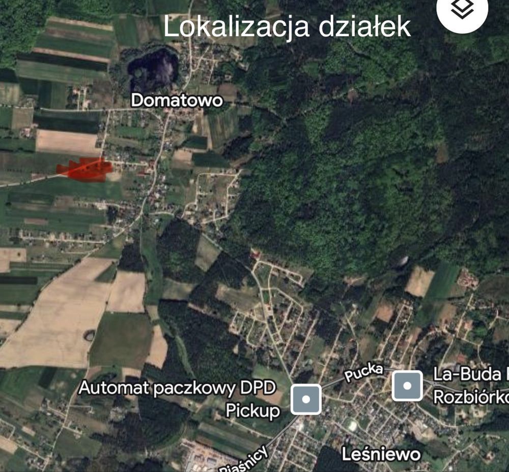 Działka budowlana Domatowo. Zdjęcie 2