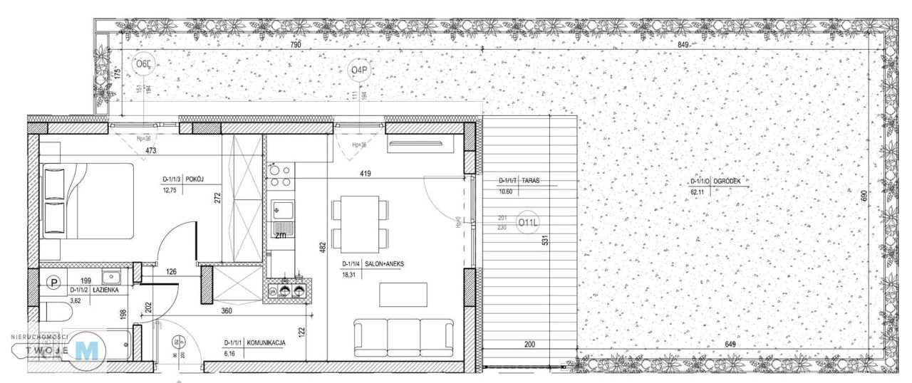 Mieszkanie 2-pokojowe Kielce Bocianek, ul. Warszawska. Zdjęcie 16
