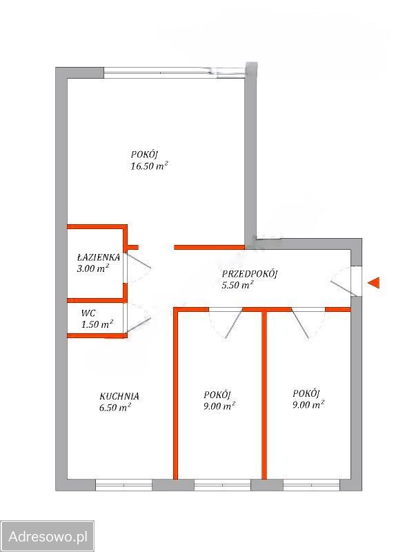 Mieszkanie 3-pokojowe Legnica, ul. Andromedy. Zdjęcie 9