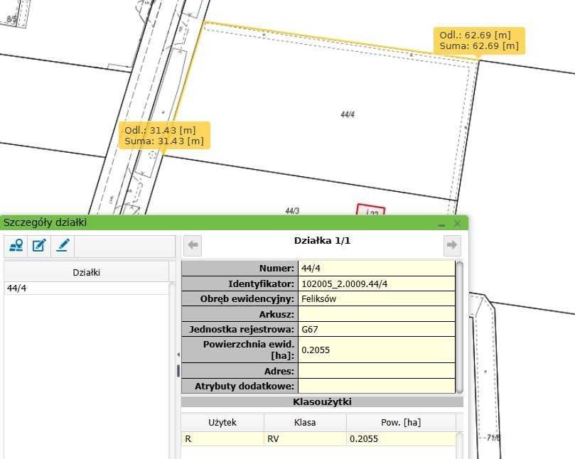 Działka budowlana Feliksów. Zdjęcie 4