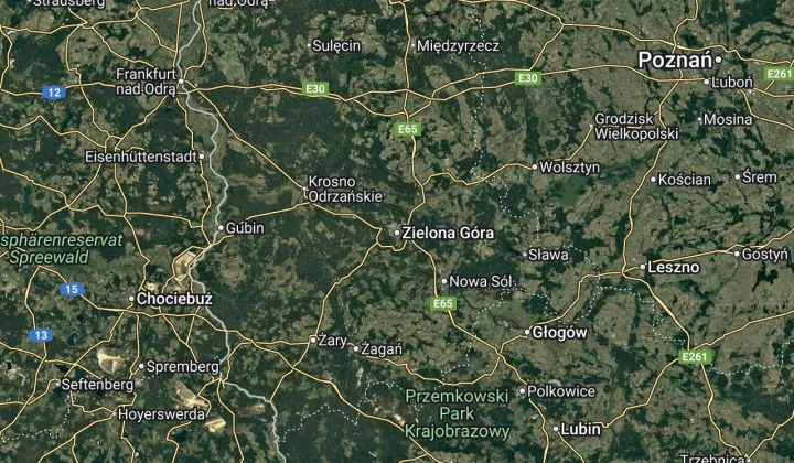 Działka rod Zielona Góra