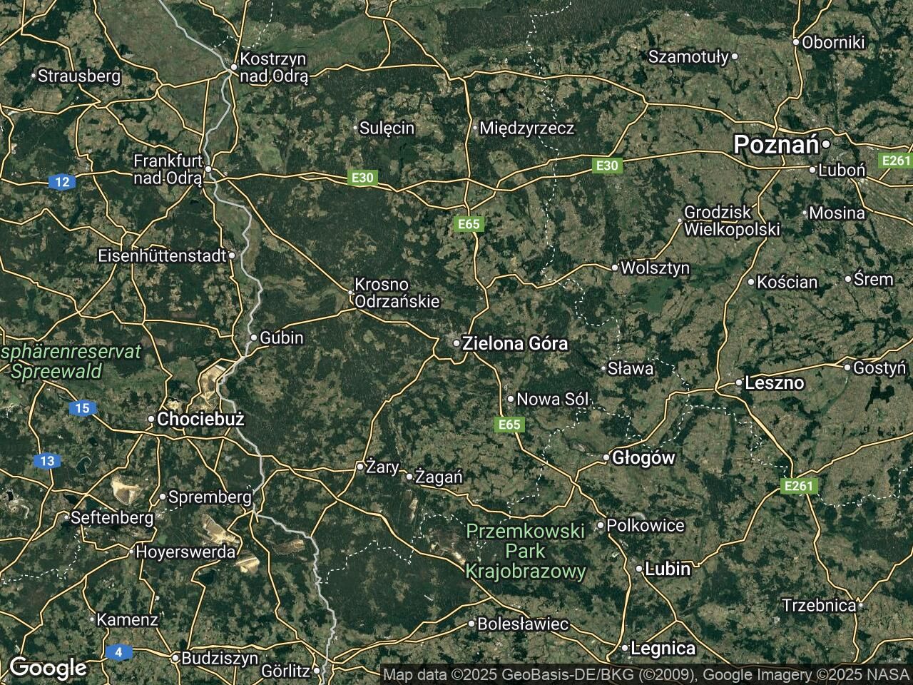 Działka rod Zielona Góra